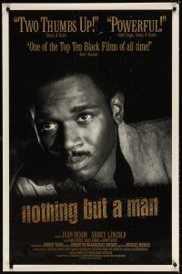 8h556 NOTHING BUT A MAN video 1sh R93 Ivan Dixon in Michael Roemer's groundbreaking black romance!