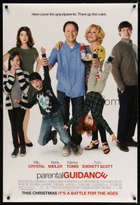 8h583 PARENTAL GUIDANCE style B advance DS 1sh '12 Billy Crystal, Bette Midler, Marisa Tomei!