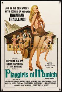 8h604 PLAYGIRLS OF MUNICH 1sh '77 join the sexcapades with dozens of naughty Bavarian frauleins!