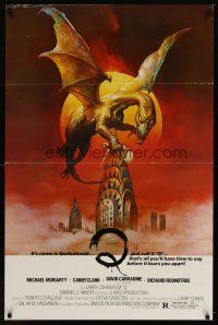 8h620 Q 1sh '82 great Boris Vallejo fantasy artwork of the winged serpent Quetzalcoatl!
