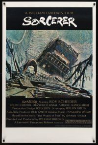 8h689 SORCERER 1sh '77 William Friedkin, Wages of Fear, image of truck crossing rope bridge!