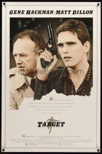 8h724 TARGET 1sh '86 Arthur Penn directed CIA thriller, Matt Dillon, Gene Hackman!