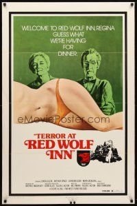 8h736 TERROR AT RED WOLF INN 1sh '72 cannibals, guess what we're having for dinner!