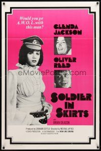 8h761 TRIPLE ECHO 1sh R75 Glenda Jackson, Oliver Reed, Soldiers in Skirts!
