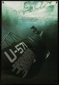 8h780 U-571 DS 1sh '00 Matthew McConaughey, Bill Paxton, Harvey Keitel, cool submarine!