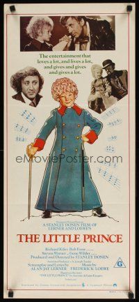 8j713 LITTLE PRINCE Aust daybill '74 Amsel art of classic Antoine de Saint-Exupery character!
