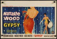 8j380 GYPSY Belgian '62 Rosalind Russell, wonderful artwork of sexiest Natalie Wood!
