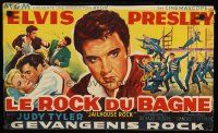 8j386 JAILHOUSE ROCK Belgian '57 art of The King of Rock & Roll, Elvis Presley!