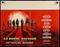 8j410 WILD BUNCH Belgian '69 Sam Peckinpah cowboy classic, great Ray western artwork!