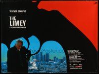 8j443 LIMEY DS British quad '99 Steven Soderbergh directed, Terence Stamp, cool image!
