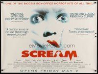 8j461 SCREAM advance British quad '96 directed by Wes Craven, Neve Campbell!