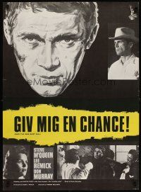 8j488 BABY THE RAIN MUST FALL Danish '66 different images & art of Steve McQueen & Lee Remick!