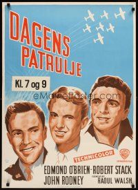 8j520 FIGHTER SQUADRON Danish '50 Edmund O'Brien, Robert Stack, sky-high action spectacle!