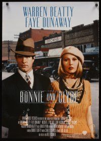 8j222 BONNIE & CLYDE German R00s notorious crime duo Warren Beatty & Faye Dunaway!