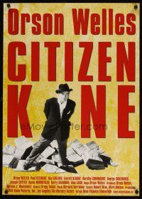 8j225 CITIZEN KANE German R00 some called Orson Welles a hero, others called him a heel!