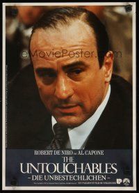 8j217 UNTOUCHABLES 5 German 12x17s '87 Kevin Costner, De Niro, Connery, Charles Martin Smith!