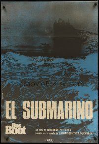 8j170 DAS BOOT blue style Spanish '81 The Boat, Petersen's WW II submarine classic, cool artwork!