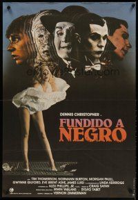 8j176 FADE TO BLACK Spanish '82 Dennis Christopher lives AND kills for the movies!