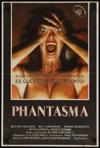 8j160 PHANTASM Spanish 18x27 '79 if this one doesn't scare you, you're already dead, creepy art!