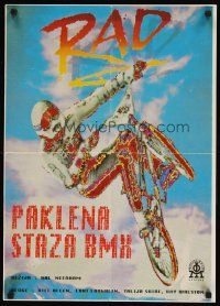 8j152 RAD Yugoslavian '86 extreme sports BMX bike racing, Bill Allen, Lori Loughlin, Ray Walston!