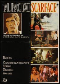 8j153 SCARFACE Yugoslavian '83 Al Pacino, Michelle Pfeiffer, Brian De Palma, Oliver Stone