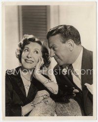 8k365 GEORGE BURNS & GRACIE ALLEN deluxe 8x10 still '50s with stamped facsimile signature!