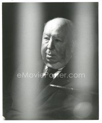 8k069 ALFRED HITCHCOCK 8x10 still '70s wonderful close portrait of the famous director!