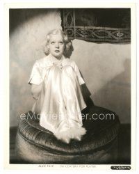 8k072 ALICE FAYE 8x10 still '35 angelic portrait of the pretty star from Music is Magic by Dyar!