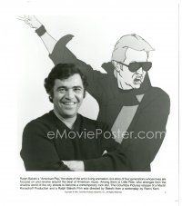 8k081 AMERICAN POP candid 8x10 still '81 great image of creator Ralph Bakshi & cartoon Little Pete!