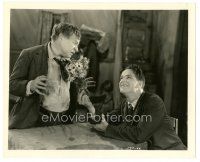 8k089 ANNA CHRISTIE 8x10 still '30 close up of George Marion & William Russell!