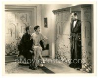 8k129 BEHIND THE MAKE-UP 8x10 still '30 William Powell & sexy Kay Francis look at Hal Skelly!