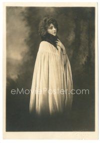 8k197 CLAIRE ADAMS deluxe 7x10 still '20s full-length portrait wearing cool cloak by Marceau!