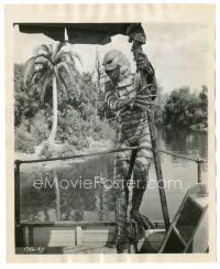 8k220 CREATURE FROM THE BLACK LAGOON 8x10 still '54 great c/u of monster climbing onto boat!