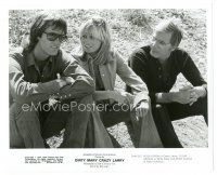 8k252 DIRTY MARY CRAZY LARRY 8x10 still '74 sexy Susan George between Peter Fonda & Adam Roarke!