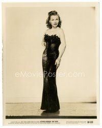 8k356 GALE ROBBINS 8x10 still '50 full-length in sexy shimmering gown from Between Midnight & Dawn!