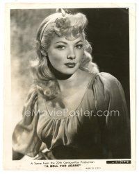 8k362 GENE TIERNEY 8x10 still '45 sexy close up with blonde hair from A Bell For Adano!