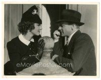 8k398 GREAT GUY candid 8x10 still '36 James Cagney & Mae Clarke face-to-face by Malcolm Bulloch!