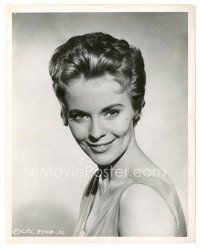8k510 JEAN SEBERG 8x10 still '60s head & shoulders smiling portrait of the beautiful actress!