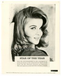 8k550 KITTEN WITH A WHIP 8x10 still '64 theater owners say sexy Ann-Margret is star of the year!