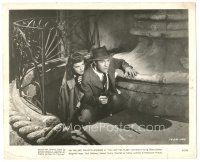 8k552 LADY HAS PLANS 8x10 still '42 close up of Ray Milland with gun & scared Paulette Goddard!