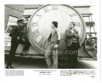 8k822 RUMBLE FISH 8x10 still '83 Francis Ford Coppola, Matt Dillon defends brother Mickey Rourke!