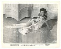 8k975 WEIRD WOMAN 8x10 still R52 best portrait of sexy tropical Anne Gwynne on bamboo mat!