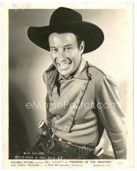 8k982 WILD BILL ELLIOTT 8x10 still '40 smiling cowboy portrait from Pioneers of the Frontier!