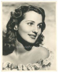 8m094 BRENDA MARSHALL deluxe 11x14 still '30s beautiful smiling portrait with bare shoulders!