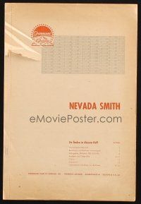 8m485 NEVADA SMITH German pressbook '66 great different images of cowboy Steve McQueen!