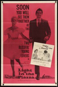8m338 LIGHT IN THE PIAZZA promo brochure '61 Yvette Mimieux, George Hamilton, different images!