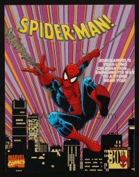 8m324 SPIDER-MAN trade ad '92 Spidey's 30th anniversary, great comic book superhero artwork!
