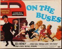 8m496 ON THE BUSES English pressbook '71 Reg Varney, Doris Hare, Stephen Lewis, English comedy!