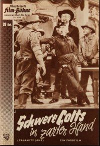 8m362 CALAMITY JANE German program '63 cowgirl Doris Day with her guns, Howard Keel, different!