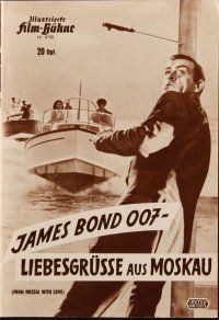 8m376 FROM RUSSIA WITH LOVE German program '64 different images of Sean Connery as James Bond 007!